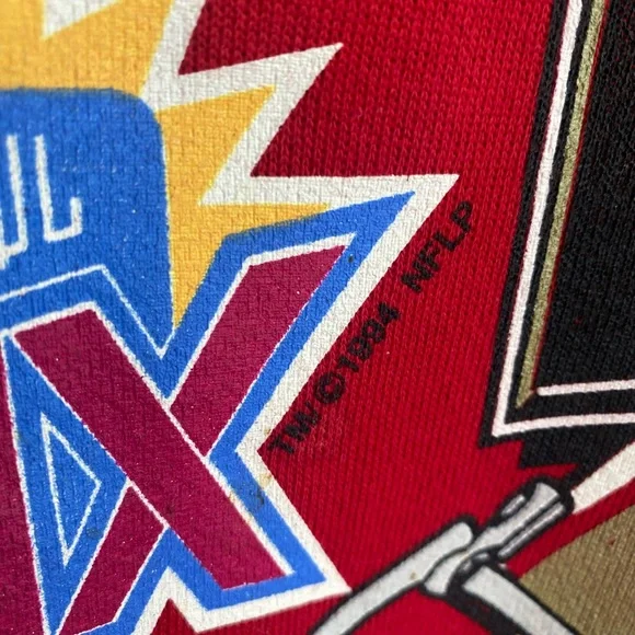 Vintage San Francisco 49ers Crewneck Sweater 90s Super Bowl NFL-Size XL - Picture 3 of 9